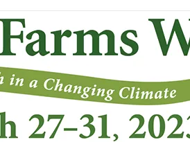 Small Farms Week banner: "Growth in a Changing Climate" March 27–31, 2023