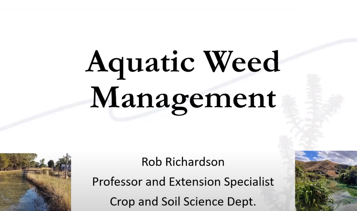 program - Aquatic Weed Management
