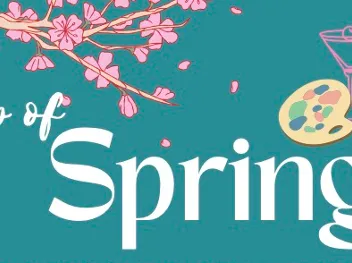 Paint and Sip Class for Spring flyer