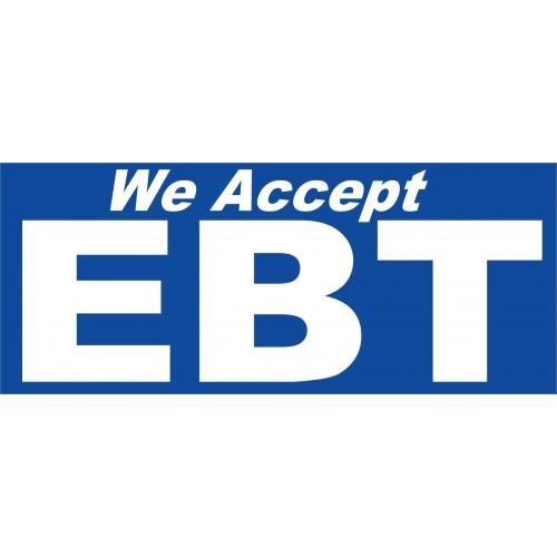 We accept EBT logo