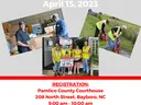 Flyer for April 2023 Pamlico Clean Sweep