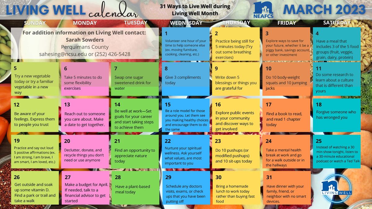 Living Well Clanedar