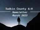 Yadkin County 4-H Newsletter cover for March