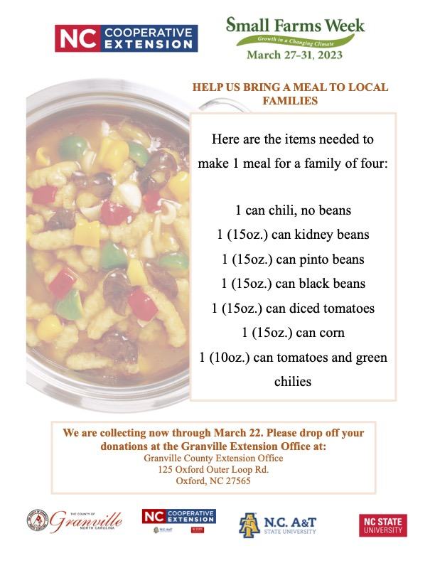 Food Drive Flier