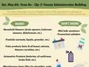 Alexander County household hazardous waste & pesticide disposal day, Sat May 6, 8a–12p