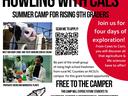 Howling With Cals summer camp for rising 9th graders, June 11–14, 2023; Apply by April 10