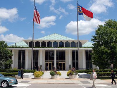 The North Carolina Legislative Building in downtown Raleigh. PHOTO BY ROGER WINSTEAD AT NC STATE UNIVERSITY.