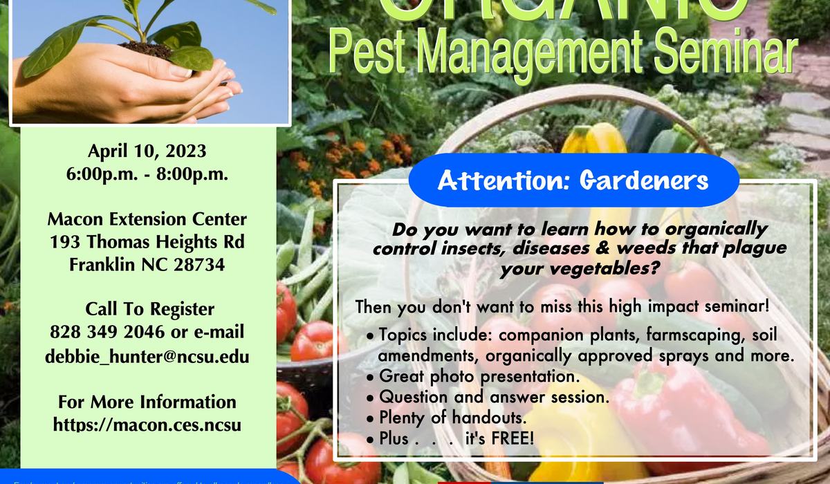 Common Insects & Diseases in the Garden: An Organic Focus - Macon ...