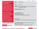 Safe Plates for Food Handlers flyer