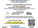 Small farms workshop poster