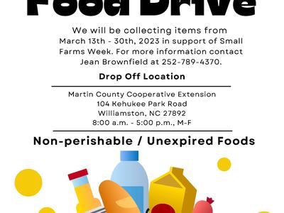 Food Drive Flyer