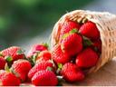 Stawberries in a basket