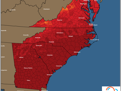 East Coast Min Temperature Forecast, Tuesday 03/28/2023