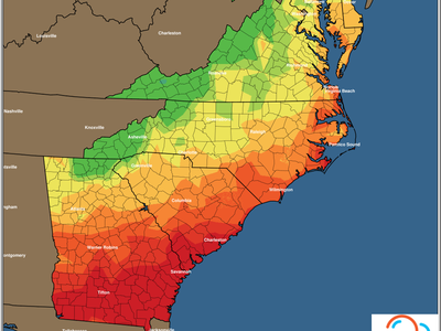 East Coast Min Temperature Forecast. Tuesday 03.14.2023