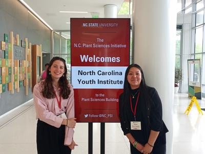 NCYI 2023 participants Avery Wright & Reyna Nava Catalan