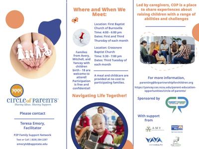 Circle of Parents brochure. 
