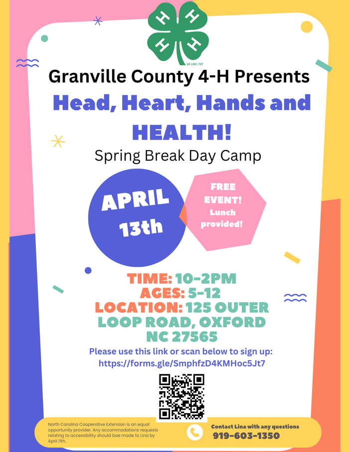 Flyer that depicts the information in the article such as time, location and more information.