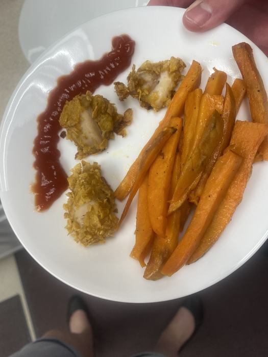 Chicken nuggets and fries