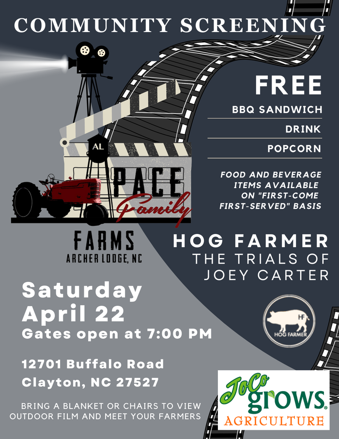 Flyer for Movie Night Hog Farmer The Trials of Joey Carter