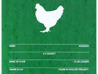 picture of poultry project record book cover