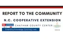 Report to the Community