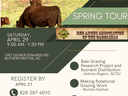 Flyer of upcoming cattlemen's spring tour.