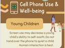 Cell Phone Use & Well-being; Young Children — Screen use may decrease a young child's ability to self-soothe.