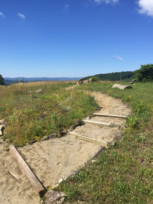 path on slope