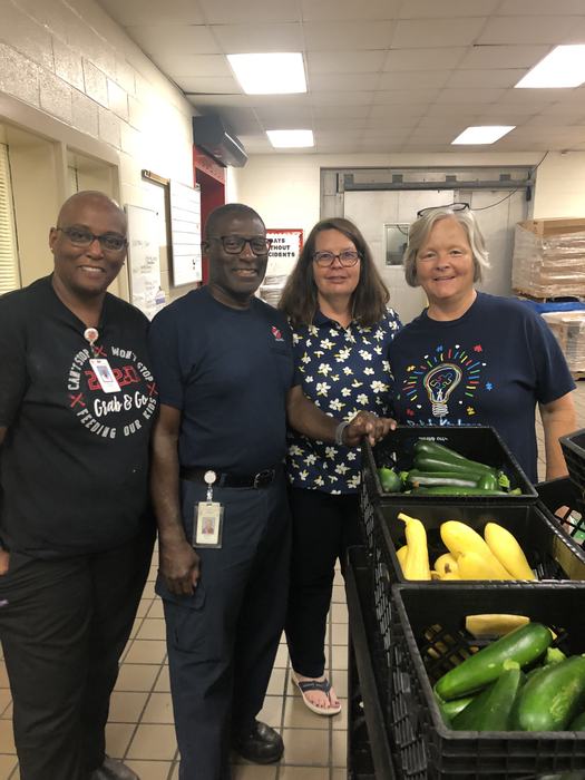 School Nutrition Preparing for Squash and Zucchini Recipe Testing