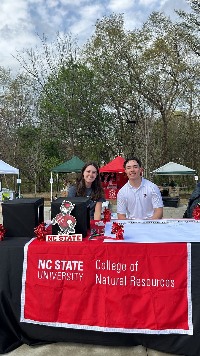Figure 2: Image of College of Natural Resources booth