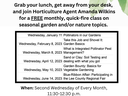 Garden Life Lunch and Learn Series- Jan to June 2023