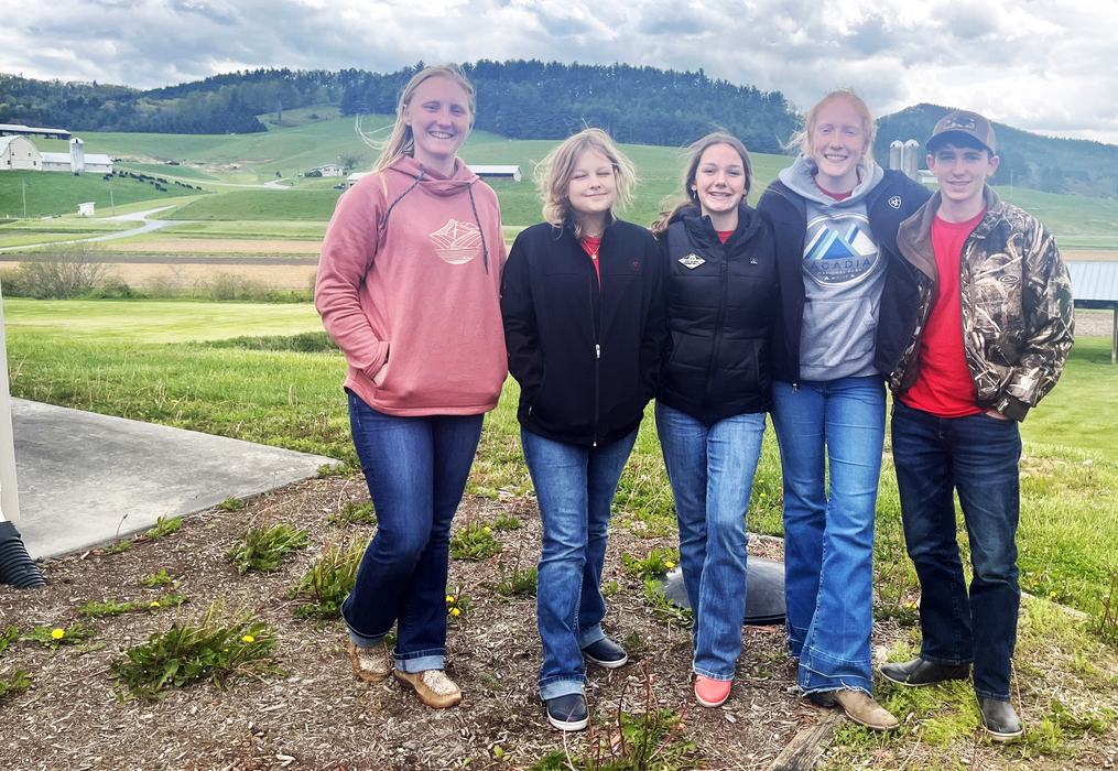  the Chatham County Youth Cattle Working Team at Laurel Springs, NC