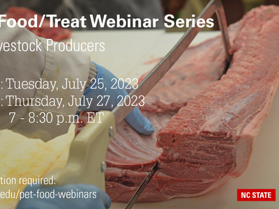 pet food webinar series banner