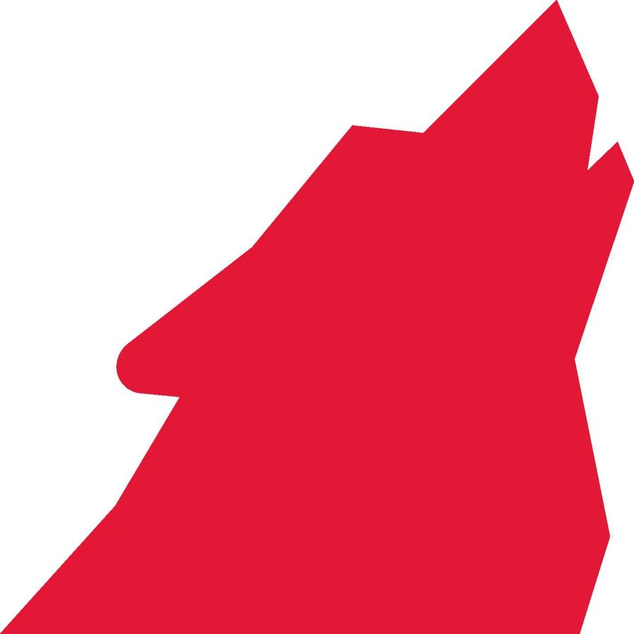 howling red wolf of NC State