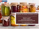 Canning class flyer