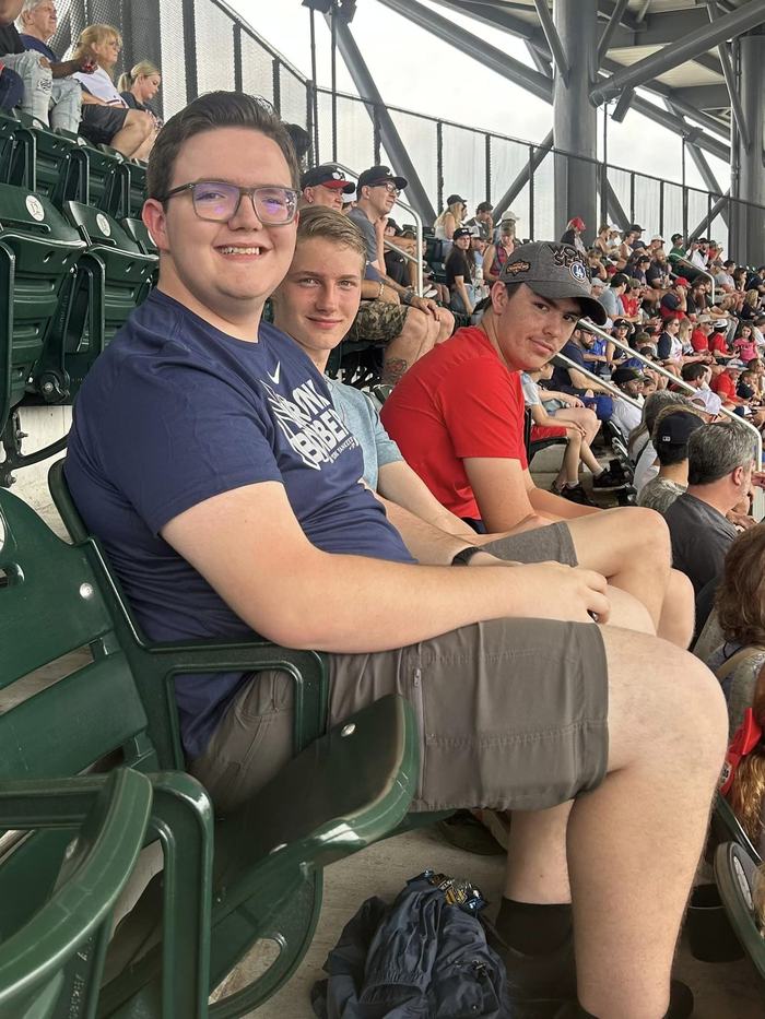 photos of 4-H youth at Braves ballgame and Korean Restaurant