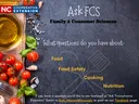 Ask FCS: Family & Consumer Sciences — Food, Food Safety, Cooking, Nutrition