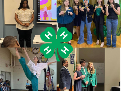 Collection of images with the 4-H logo superimposed.