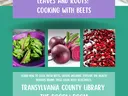 Flyer with beet pictures