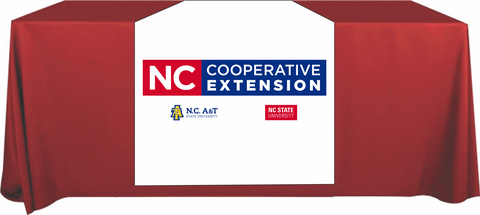 Table Runner N.C. Cooperative Extension - White