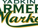 Yadkin Farmers Market logo with text "YADKIN FARMERS Market" and a stylized sun