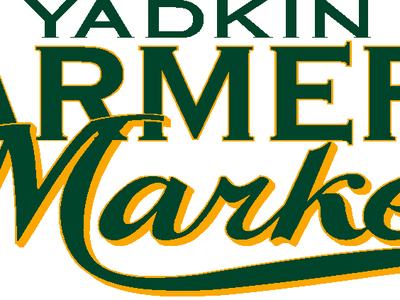 Yadkin Farmers Market logo with text "YADKIN FARMERS Market" and a stylized sun