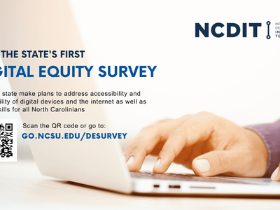 hands using laptop to fill out survey