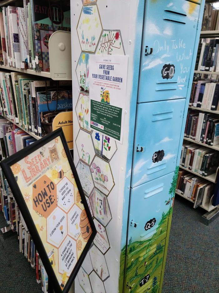 Seed Library at Hawkins Avenue Branch of the Lee County Libraries