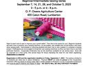 Flier for Sept 2023 Sewing series classes
