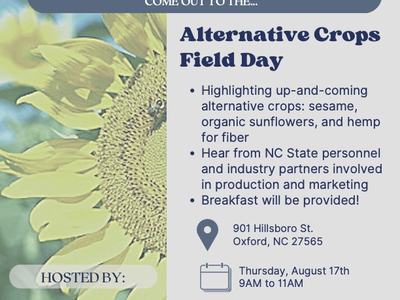 Alternative Crops Workshop Flyer