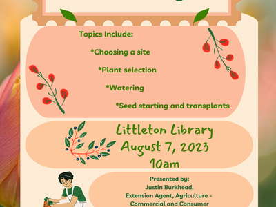 Beginner Gardening & Fall Planting — Littleton Library, August 7, 2023, 10am
