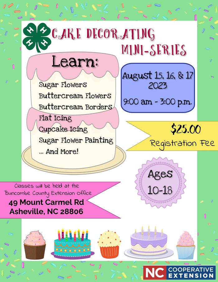 Cake Decorating Mini-Series