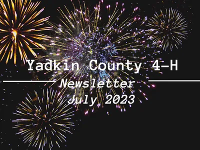 July Yadkin County 4-H Newsletter