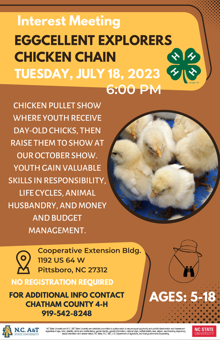 Eggcellent Explorers Interest Meeting